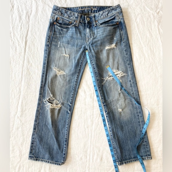 American Eagle Boy Fit Cropped Jean - Picture 4 of 8